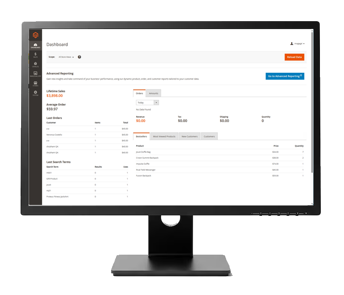 Backend Magento